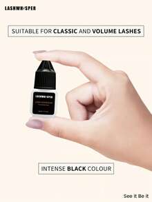 1 Sec Dry Professional Eyelash Extension Glue, 5ml Long Lasting 6-8 Weeks, Low Irritation Formula - White - View 3