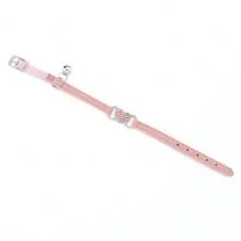 1pc Luxury Plush & Satin Cat Collar With Sparkling Heart Diamond And Bell - Soft Pet Collar Suitable For Weddings, Parties, And Everyday Wear - Multicolor - View 11