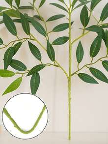 1/3/6 cành lá ruscus Ý nhân tạo dài 21,6 inch, cành cây xanh treo trang trí sống động như thật, lựa chọn tốt nhất để trang trí bó hoa cưới, bàn tiệc và nhà cửa. - màu xanh lá - Xem 9