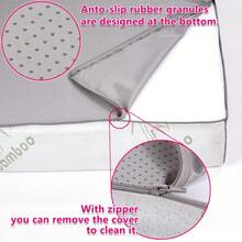 90cm Wide Portable Mattress 15cm Thick High Density Foam Sofa Bed With Handle And Adjustable Straps - Foldable, Lightweight, No Power Needed, Durable Fabric For Home, Office, Camping, Travel, Sofa Bed For Living Room, Office Sleep Solution, Modern Bedroom Furniture, Sturdy Construction, Home Sleeping Solution, Minimalist Design, Highquality Foam, Foldable Sofa, Small Space Living - 白色 - 查看 9
