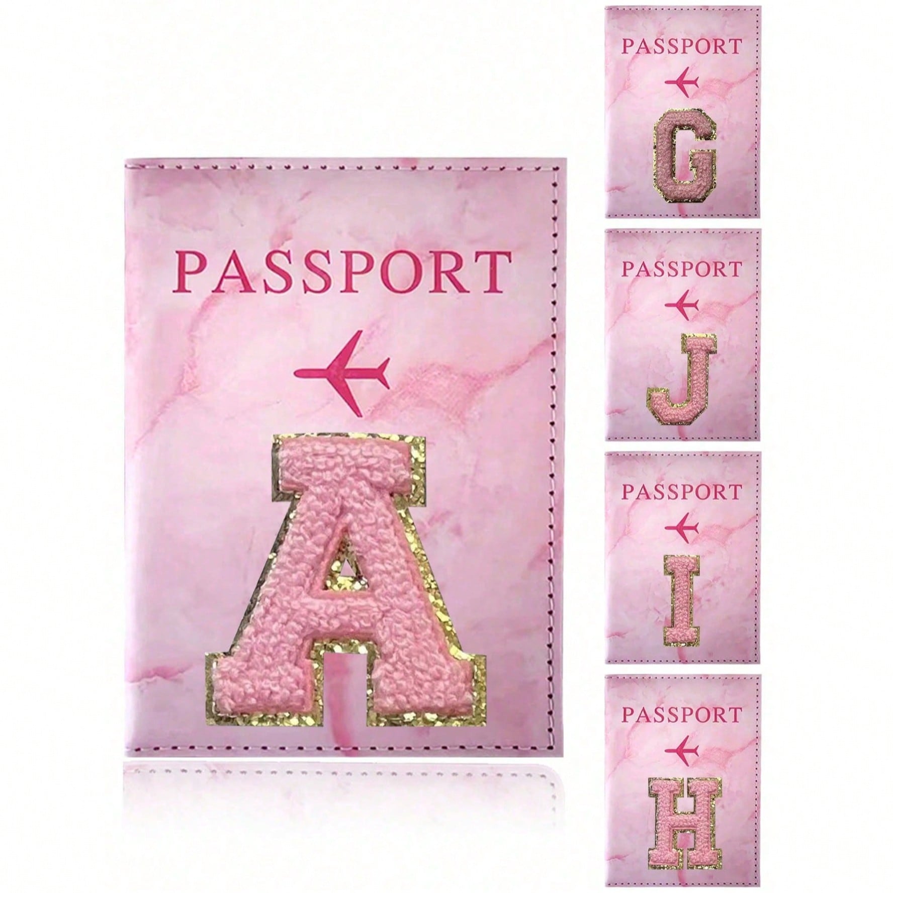 Passport Wallet Women Men RFID Vintage Business Passport Covers Holder Portable Multi-Function ID Bank Card PU Leather Wallet Case Air Plan Travel Accessories PU Leather Passport Covers For Teens For Travel For Back To School, Premium Minimalist Initial Letter Passport Cases For Girls For Student For Unisex Back To School Stuff Travel Accessories Passport Bag