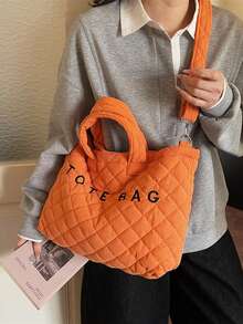 2026 New Stylish Straw Bucket Bag Women, Large Capacity Woven Shoulder Tote Bag, Casual Vacation Handbag - Orange - View 6
