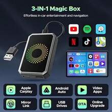 [NewYear2026]Wireless Carplay Adapter For Factory Wired Carplay Vehicles, To Play Vedio On A Car Screen - HỘP AI - Xem 3