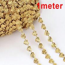 1米不锈钢心形链，带压纹图案，适合DIY项链、手链、珠宝制作 - 鏈條 - 查看 9