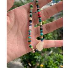 1 Strand 2*4mm Natural Stone Round Spacer Beads, Semi-Finished DIY Jewelry Accessories And Beading Materials - Stone Spacer Beads - View 4