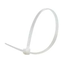 Cinchos plásticos de 6 pulgadas en color blanco  POR PAQUETE QUE CONTIENE 100PIEZAS , ideales para organizar, sujetar y fijar cables, mangueras, bolsas y distintos objetos. Están fabricados en material plástico resistente que permite un ajuste firme y uniforme. Su sistema autoajustable facilita la instalación sin necesidad de herramientas. Son adecuados para uso en el hogar, taller, oficina, instalaciones eléctricas, automotrices y trabajos generales donde se requiera orden y sujeción confiable. - Blanco - Ver 4