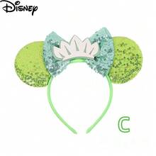 Disney Valentine's Day Limited Edition Headband, Green Glitter Lotus Flower + Frog Prince Elements - Multicolor - View 13