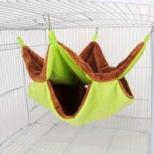 2-Layer Warm Hammock Nest For Small Pets, Hamsters, Squirrels, Sugar Gliders - Multicolor - View 7