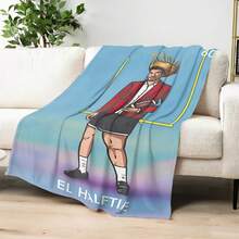 Multifunctional Plush Throw For Home Couch Bedroom Gift Warm And Stylish - Multicolor - View 5
