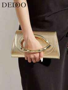 Glitter, Shiny, Luxury, Glamorous, Elegant, Exquisite Large Women Clutch Purse Evening Bag Prom Handbag With Detachable Chain For Wedding Velvet Elegant For Girls, Women, College Students, Rookies & White-Collar Workers For Party, Prom, Wedding, Party Bags,Perfect For Party Wedding Prom Dinner/Banquet Matching With Holiday Party Dress Evening Dress & Sequin Dress - Vàng - Xem 1