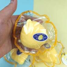 1个装 - 新款网状柠檬慢回弹减压玩具，宠物无异味，水果造型，桌面减压神器 - 彩色 - 查看 4