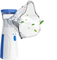 Nebulizador Aire fresco Respirador Inalámbrico Ultrasónico Nebulizer Inalador Nebulizador Sacre Solutions humidificador - Azul - Ver 4