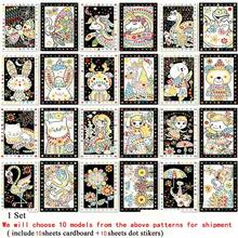 10pcs/Set Funny Mosaic Stickers, Cute Cartoon Animal Pattern Mosaic Stickers, Children's Early Education Patience Training Toy - Multicolor - View 10