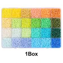 Bộ hạt nhựa Beadia 12000 hạt/hộp 2.6mm kèm hộp đựng 24 ngăn - Hạt nhựa chất lượng cao, thích hợp cho nghệ thuật pixel DIY, trang trí thủ công và các dự án sáng tạo. - Hạt Perler - Xem 11
