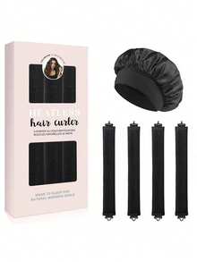 3支装免加热卷发棒 | 隔夜卷发器 | 魔术胶带免加热卷发棒 | 天鹅绒睡眠卷发棒 | 适合所有发质的护发工具 - 彩色 - 查看 7