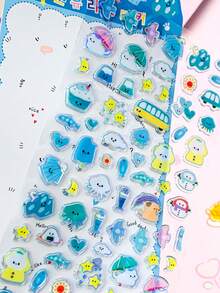 3D Diamond, Candy, Glass, Cartoon, Cute Pet, Children's Fresh Decorative, Transparent Stickers, Adhesive Stickers. Decorative Sticker Gifts. Home Room Decor, Party Decor, Birthday Gifts, Various Holiday Gifts, Fashionable And Versatile. - Multicolor - View 10