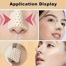 10 piezas de clips nasales autoadhesivos - Almohadillas nasales de contracción por calor a baja temperatura, soporte y fijación externa para fracturas, rinoplastia de fácil aplicación, sin residuos, antideslizante, adecuado para todos los tonos de piel - Multicolor - Ver 9