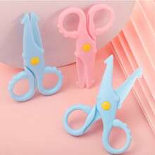 Cute Mini Octopus Shaped Children's Scissors, Plastic Handheld DIY Paper Cutting, Suitable For Kids 3+ Years Old, Ideal Gift Or Prize For Boys And Girls - Multicolor - View 11