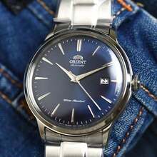 Orient Men's Automatic Mechanical Watch - Stainless Steel Strap, Blue Dial, Automatic Movement RA-AC0007L10B - Blue - View 3