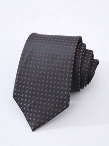 1 st. herrrutig slips i twill, lämplig för affärsmöten, dans, vardag etc. - A - Visa 19