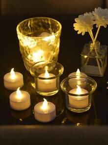 24支装高亮度暖黄色茶蜡，可连续点亮，适用于婚礼、祈祷、节日礼物等各种场合，营造节日氛围，可用于房间装饰、家居装饰、生日、毕业典礼等。 - 彩色 - 查看 2