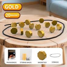 20pcs Magnetic Tug Of War Chess Game, Fun Interactive Stress Relief Desktop Party Game, Suitable For Children And Adults, Birthday/Halloween/Christmas Gift - Multicolor - View 12