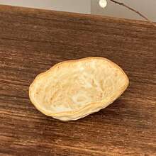 Japanese Retro Ceramic Small Dipping Sauce Dish, Asymmetrical Shaped Soy Sauce Vinegar Wasabi Condiment Plate For Home Use - Multicolor - View 20