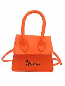 This Mini Solid Color Simple Handbag Can Be Customized With Your Name And Holiday Theme. It Comes With An Adjustable Shoulder Strap And Includes A Coin Purse/Lipstick Case. Suitable For Work, Travel, Birthday Gifts, And Can Also Be A Keepsake For Your Daughter, Son, Or Friends. It Is An Ideal Choice For Shopping, Gatherings, And Parties. - Multicolor - View 13
