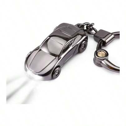 Llavero linterna creativo para auto con 2 modos de luz, 2 en 1, accesorio para oficina, mochila, bolsa, gran regalo para hombres o mujeres