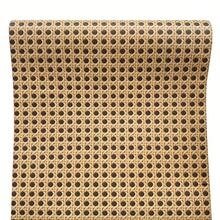 1卷编织PVC蜂窝竹纹壁纸,适用于宿舍、厨房、浴室家居装饰,安装简便,可用于橱柜隔板、家具翻新和维修,防水自粘可移除DIY,尺寸45厘米x500/300/100厘米 - 棕色 - 查看 13