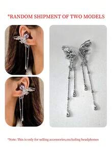 Decorative Clip-On Charms For Freeclip Headphones, Bluetooth Earphones Butterfly Tassel Mermaid Tail Earphone Clip-On Accessories, Niche High-End Earphone Clips (Earphones Not Included, Only Selling Decorative Clips) - Multicolor - View 7