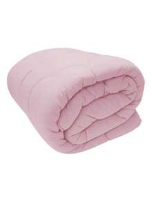 Hypoallergenic Single Duvet, Double-Sided, 100% Cotton, 200 Thread Count - Rose Red - View 2