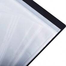 1个40格乐谱文件袋 | 纸质文件收纳袋，空白乐谱袋，A4尺寸塑料材质（乐器黑色） - 樂器黑色 - 查看 3