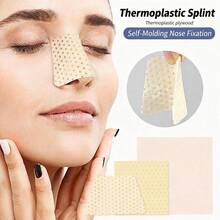 10 piezas de clips nasales autoadhesivos - Almohadillas nasales de contracción por calor a baja temperatura, soporte y fijación externa para fracturas, rinoplastia de fácil aplicación, sin residuos, antideslizante, adecuado para todos los tonos de piel - Multicolor - Ver 3