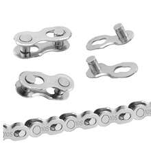 6 Pairs Bicycle Chain Quick Release Buckles, Compatible With 6/7/8/9/10/11/12 Speed Chain Connectors Master Links, Steel Electroplated Silver Mountain Bike Accessories - Multicolor - View 3