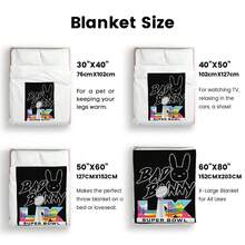 Flat Throw Blanket Cartoon Soft Cozy Multi Functional Bedding Essential For Home Living Snuggle Up Now Perfect Gift Bedding - Multicolor - View 10