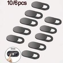 [2pcs/5pcs/10pcs] Black Metal Lens Cover, Camera Privacy Protection Cap, Fashionable & Discreet Design, Ideal Gift (Ramadan Phone Accessories) - Multicolor - View 8