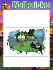 Minecraft Hình dán tường có thể tháo rời Paradoni - Được làm từ chất liệu vinyl có thể tái sử dụng, rất thích hợp để trang trí phòng. Bộ hình dán tường theo chủ đề này được thiết kế tỉ mỉ để bổ sung cho không gian phòng ngủ, cung cấp các giải pháp trang trí sáng tạo và có thể tùy chỉnh. Áp dụng cho bề mặt tường trong nhà. - Nhiều màu - Xem 21