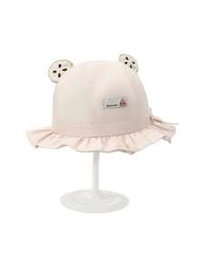 TUTUYA Baby Bucket Hat, Boys' Sun Hat, Girls' Floral Bow Decor Bucket Hat, Fruit Party Ear Decoration Cute Cap, Suitable For Daily Wear/Outdoor/Play - 1PC - View 9