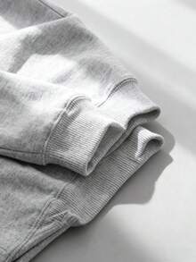 HoodieLOVE JOYY Women's Minimalist Printed Long Sleeve Hoodie SweatshirtLoose And Comfortablewinter Clothes For Women Hoodies For WomenDaily Outfits For Men And Women-Loose-Fit Easy Relaxed Style, - Grey - View 4