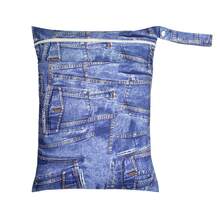 Wet/Dry Bags, 1-Pack, With Two Zippered Pockets, Waterproof, Washable, Reusable, Great For Travel, Beach, Pool, Gym, Swimsuit Or Wet Wear,Pouch,Makeup Pouch,Travel Essential - Multicolor - View 25