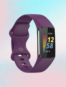这款 Fitbit Charge 5/6 硅胶表带采用硅胶材质，柔软亲肤，防水易清洁，搭配时尚的 8 字形表扣设计，多种颜色和尺寸可选，男女皆宜。是运动、休闲和商务场合的理想替换表带。 - Charge 5/6 - 查看 10