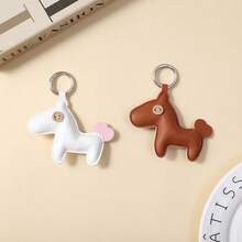 Creative Dollar Pony Leather Pendant Car Key Chain Pendant Immediately Money Horse Year Bag Pendant Wholesale - Multicolor - View 9