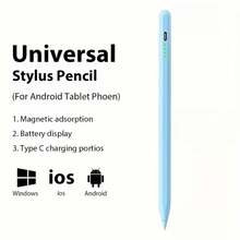 Lápiz óptico compatible con Apple Pencil con carga rápida - Lápiz óptico capacitivo de alta precisión compatible con iPad, Android, tabletas Microsoft, incluye puntas de repuesto y cable de carga, regalo para madre, familia, amigos, niños, cumpleaños, festividades - Multicolor - Ver 10