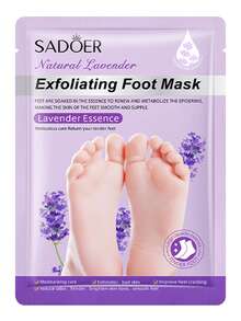 5片/1双 足部去角质面膜 - 软化肌肤足膜 - 去除死皮、干裂的脚后跟和老茧，足部SPA，含芦荟提取物，男女皆宜（2双/包，薰衣草香味） - 彩色 - 查看 13