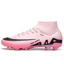 Men's Football Shoes, Unisex Indoor Artificial Turf Football Shoes, Unisex General Football Shoes, Baseball And American Football Training Shoes - Pink - View 8