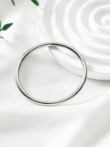 1个女士纯色圆形环形丝巾夹，金属头巾固定胸针，防滑丝巾配件，适用于各种围巾、披肩、头巾，多种图案可选 - 彩色 - 查看 11