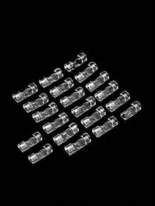 20pcs/50pcs Self-Adhesive Cable Clips, Wire Organizer Holders, Data Cable Tie Mounts, Cord Clips - Clear - View 9