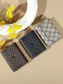 心形极简主义零钱包字母印花优雅手拿包，便携式零钱包 - 彩色 - 查看 5