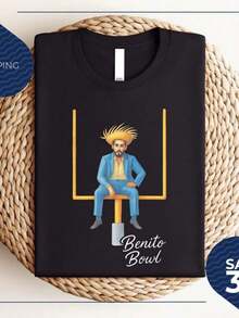 Benito Bowl Puerto Rican Pava Woman Shirt Latino Heritage Tee 2026 Big Game Halftime Performance Comfort Unis - Black 9 - View 2